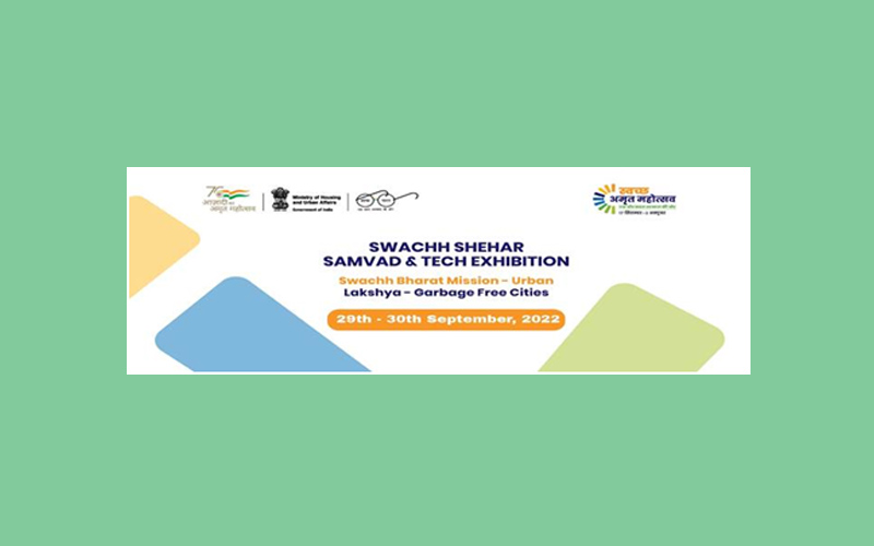 MoHUA to organize 2 Days’ Swachh SheharSamvad& Tech Exhibition